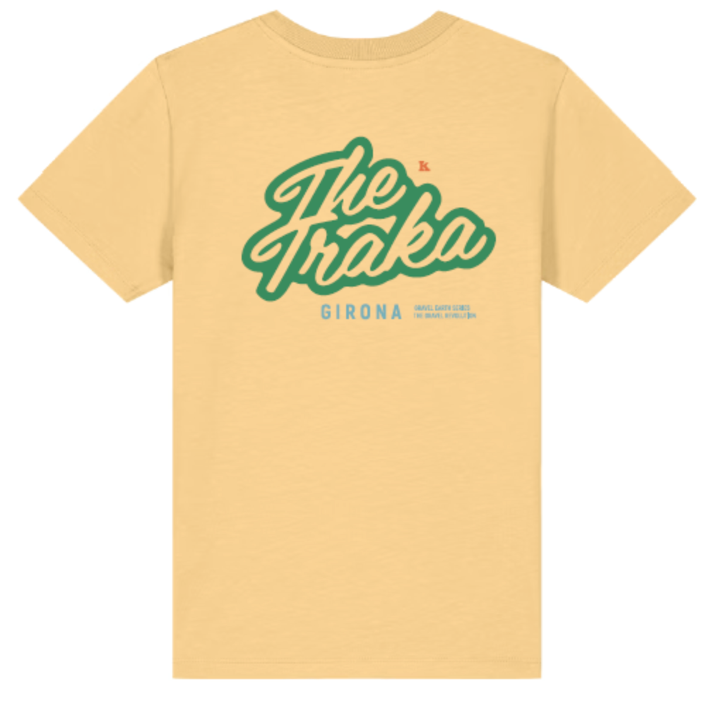 Kids T-shirt Ochre Traka Retro