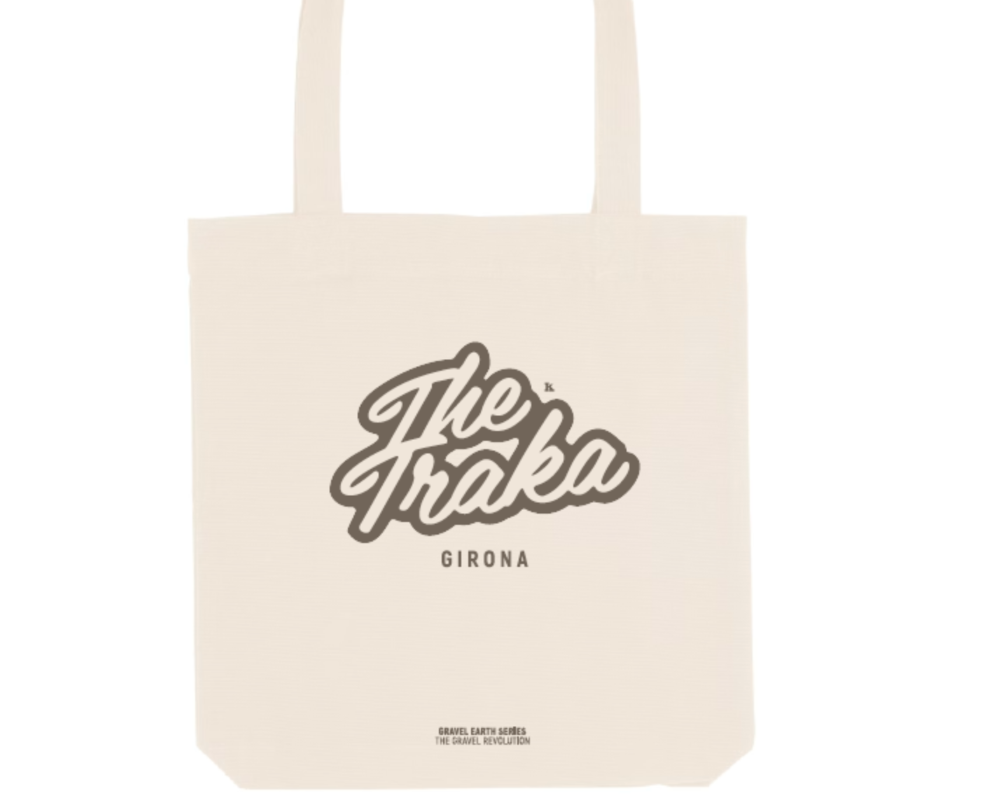 The Traka Tote bag retro + label khaki