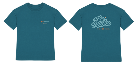 Kids T-shirt green retro
