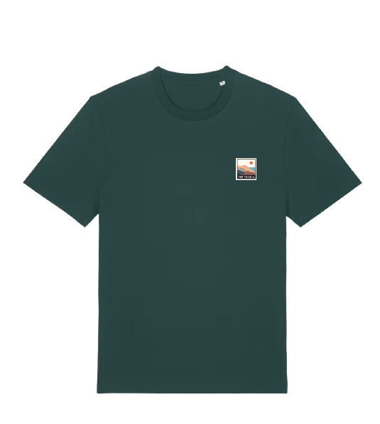 Unisex T-shirt Green retro Traka