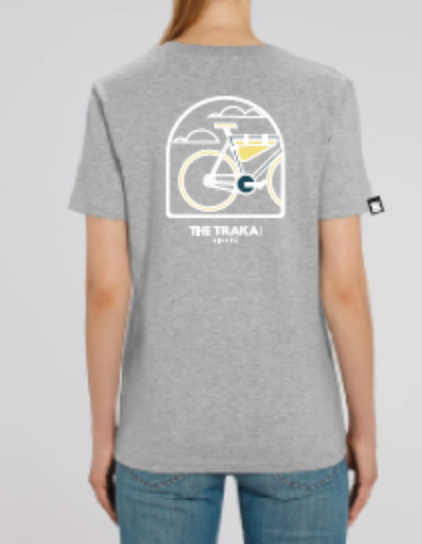 Unisex Grey T-shirt Bike