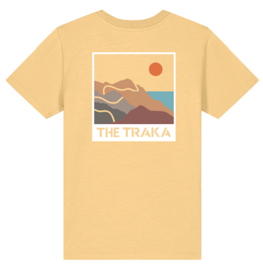 Kids T-shirt Ochre Sunrise