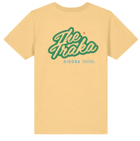Kids T-shirt Ochre Traka Retro