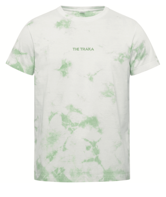Tie Dye T-shirt Green Traka emboired