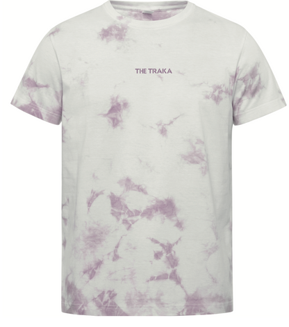 Tie Dye T-shirt Purple Traka emboired
