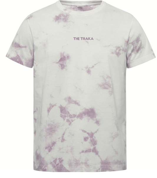 Tie Dye T-shirt Purple Traka emboired