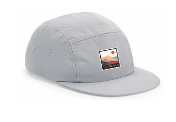Five Panels Grey Cap label