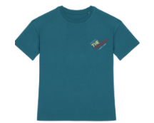 Kids T-shirt green mountains