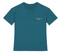 Kids T-shirt green retro