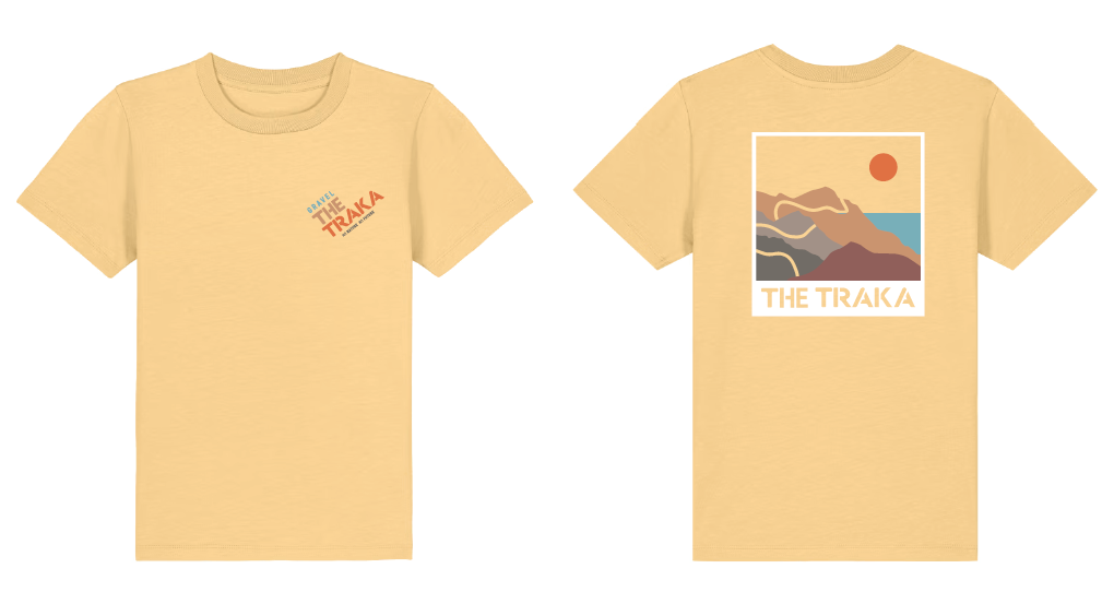 Kids T-shirt Ochre Sunrise