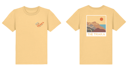 Kids T-shirt Ochre Sunrise