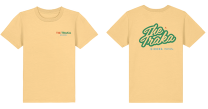 Kids T-shirt Ochre Traka Retro