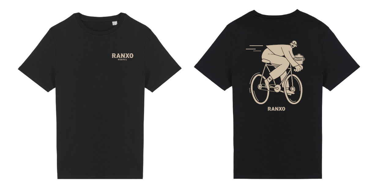 T-shirt BLACK unisex RANXO