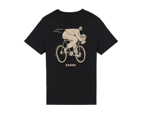 T-shirt BLACK unisex RANXO