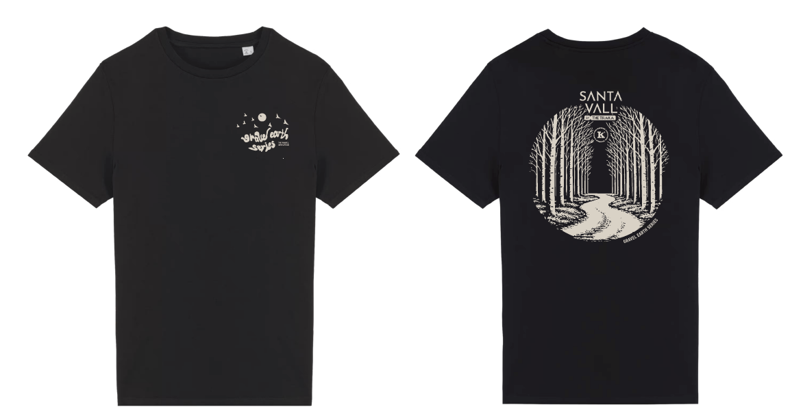 T-shirt BLACK unisex Santa Vall
