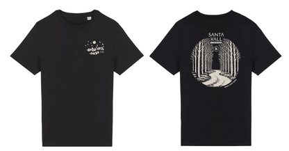 T-shirt BLACK unisex Santa Vall
