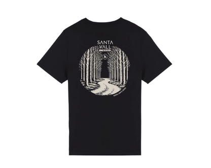 T-shirt BLACK unisex Santa Vall