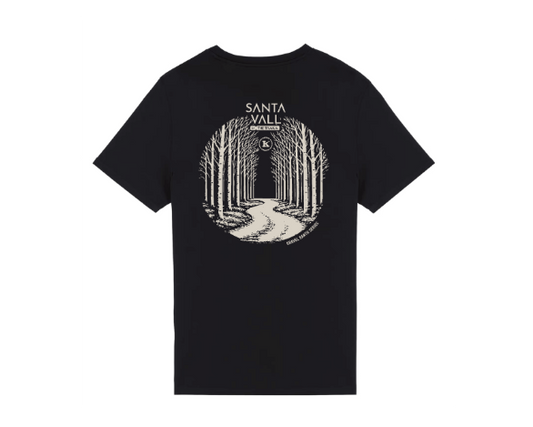T-shirt BLACK unisex Santa Vall
