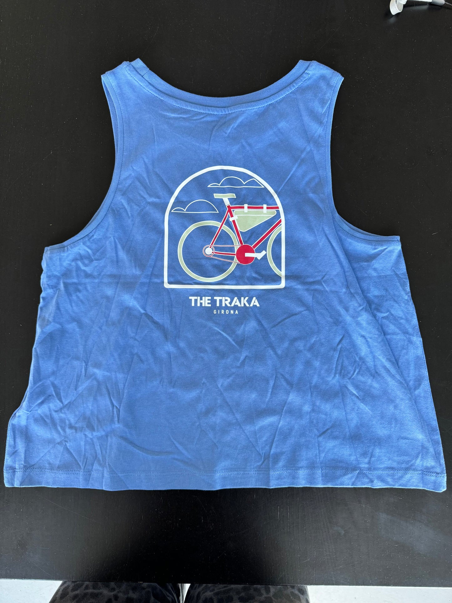Women Tank Top Blue Bike