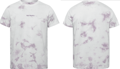 Tie Dye T-shirt Purple Traka emboired