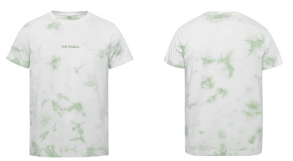 Tie Dye T-shirt Green Traka emboired