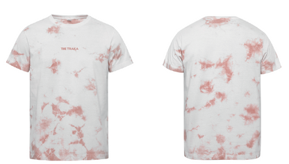 Tie Dye T-shirt Red Traka emboired