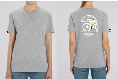 Unisex Grey T-shirt Bike