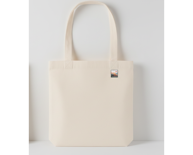 The Traka Tote bag retro + label terracota