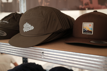 Five Panels Khaki Cap retro Traka