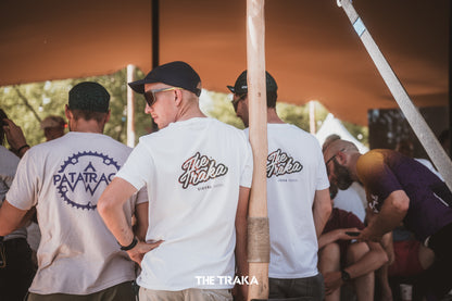 Unisex WHITE Traka retro